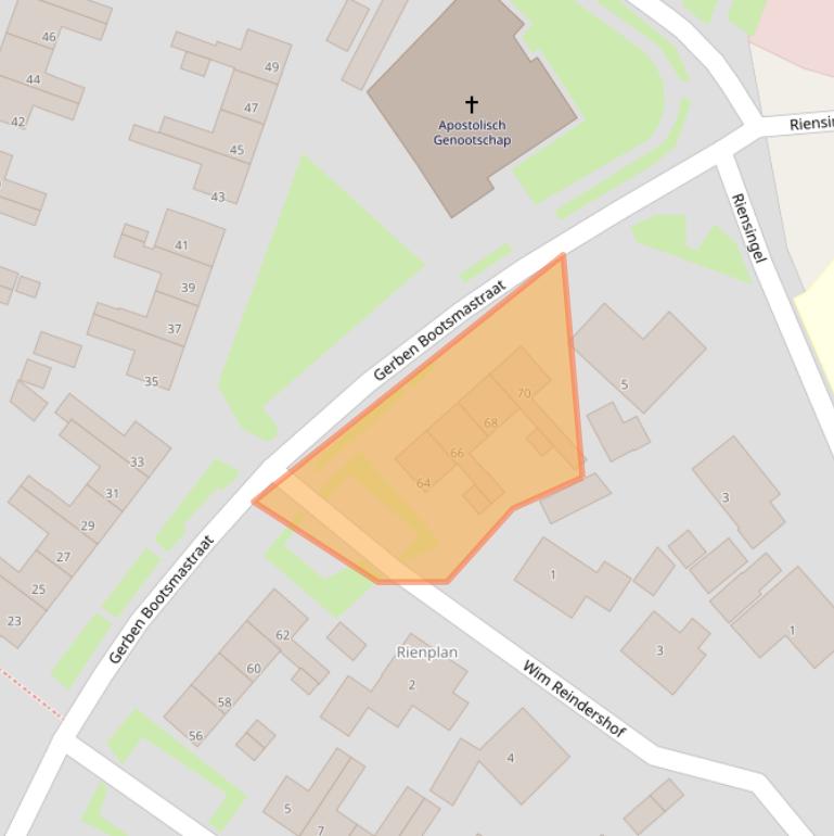 Kaart van postcodegebied 8531ET.