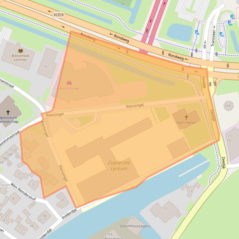 Kaart van postcodegebied 8531GH.