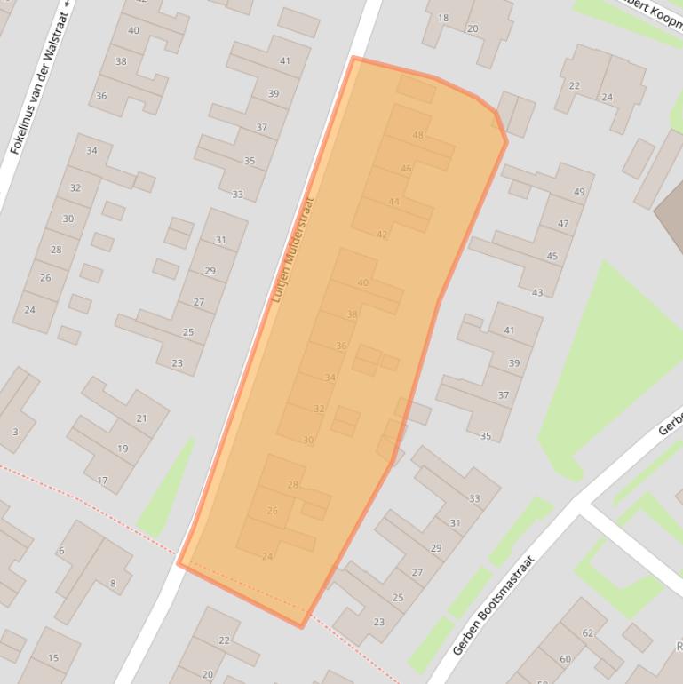 Kaart van postcodegebied 8531GS.