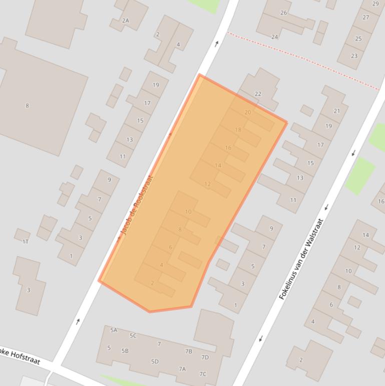 Kaart van postcodegebied 8531HA.