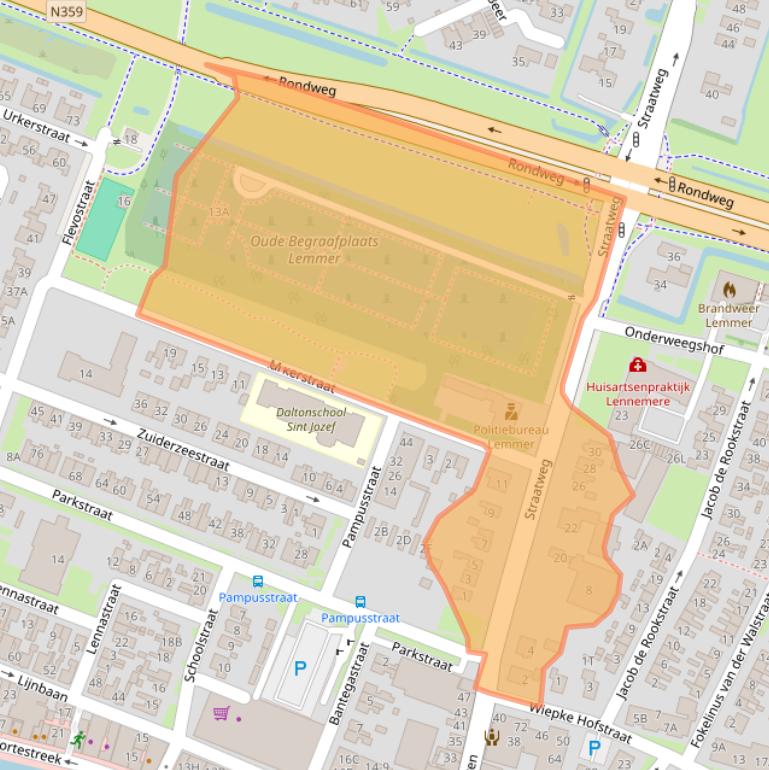 Kaart van postcodegebied 8531HE.