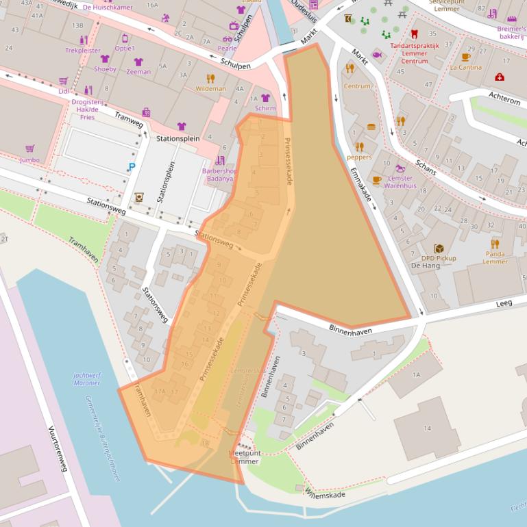 Kaart van postcodegebied 8531HG.