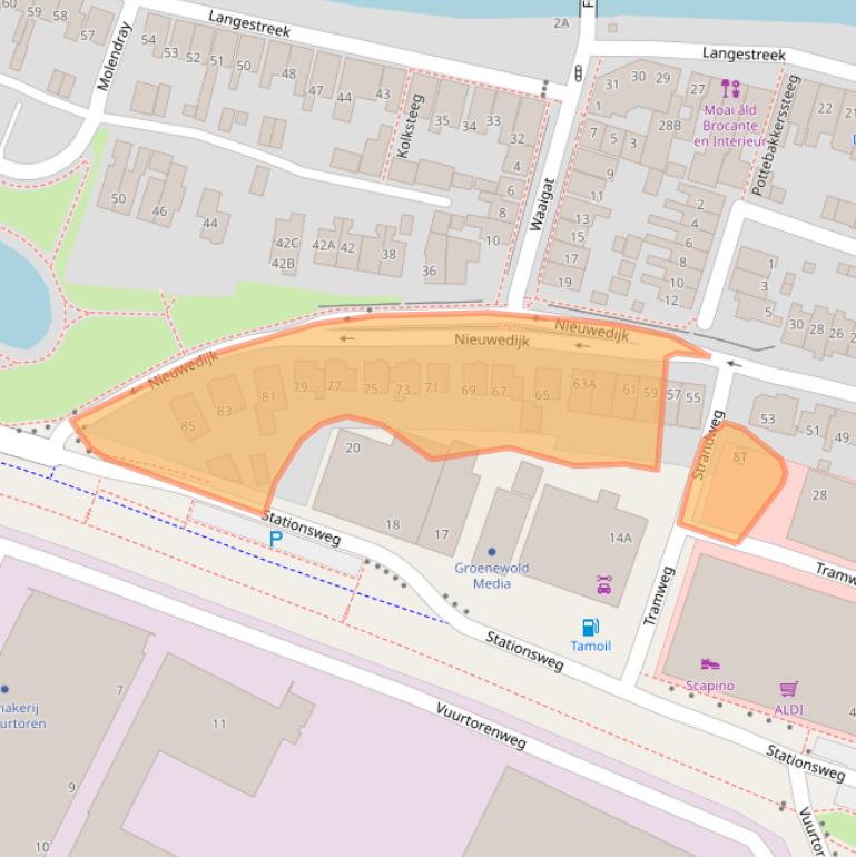 Kaart van postcodegebied 8531HL.