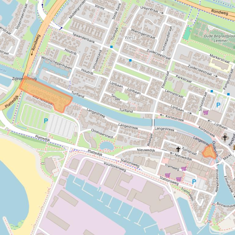 Kaart van postcodegebied 8531HS.