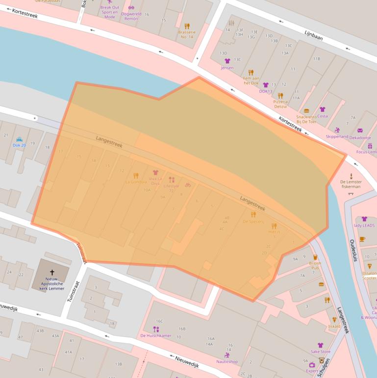 Kaart van postcodegebied 8531HV.