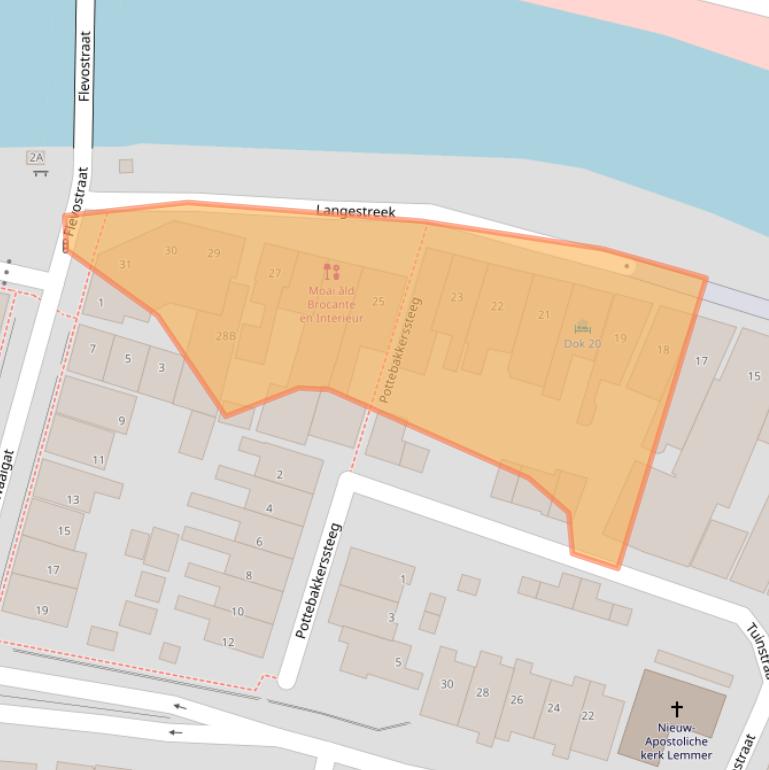 Kaart van postcodegebied 8531HW.