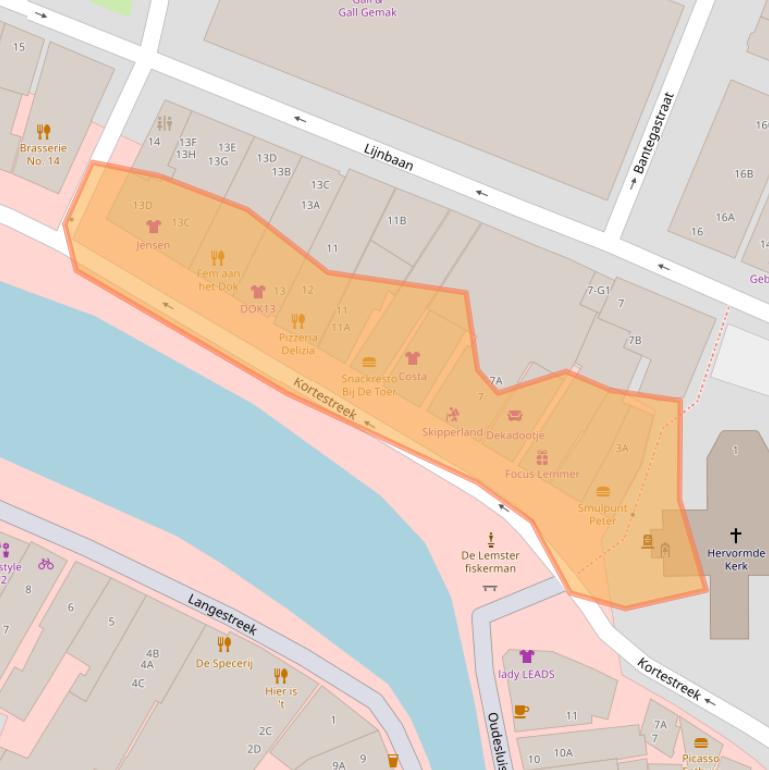 Kaart van postcodegebied 8531JE.