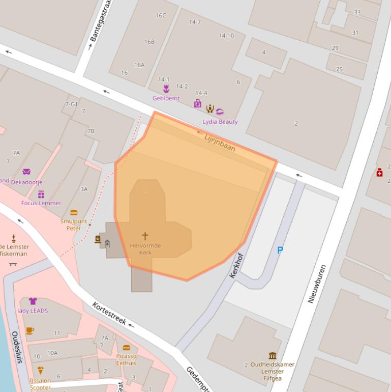 Kaart van postcodegebied 8531JH.