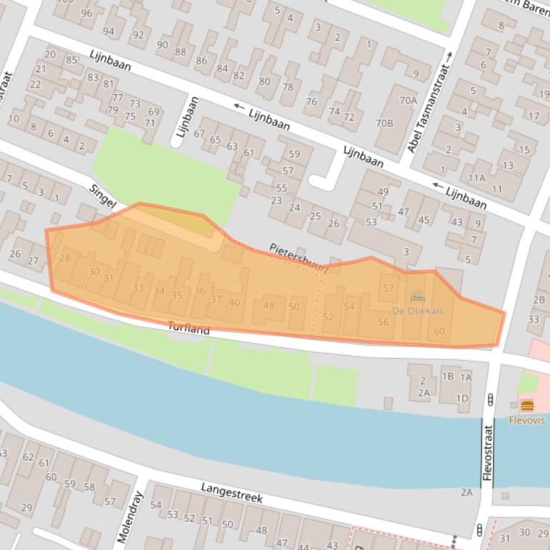 Kaart van postcodegebied 8531JL.