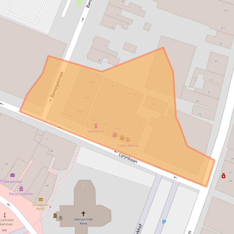 Kaart van postcodegebied 8531JR.