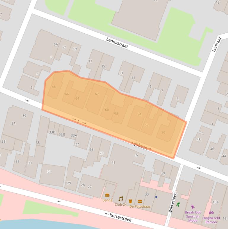 Kaart van postcodegebied 8531JT.