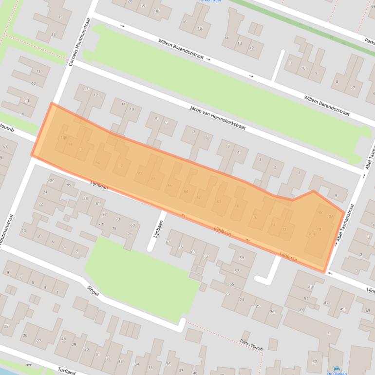 Kaart van postcodegebied 8531JV.
