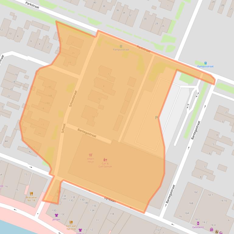 Kaart van postcodegebied 8531JW.