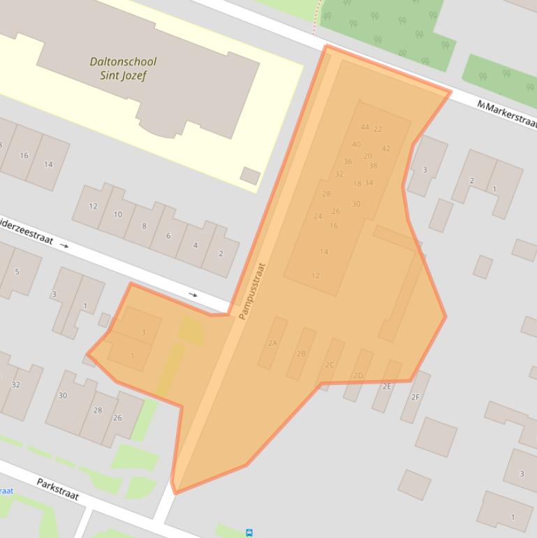 Kaart van postcodegebied 8531KA.