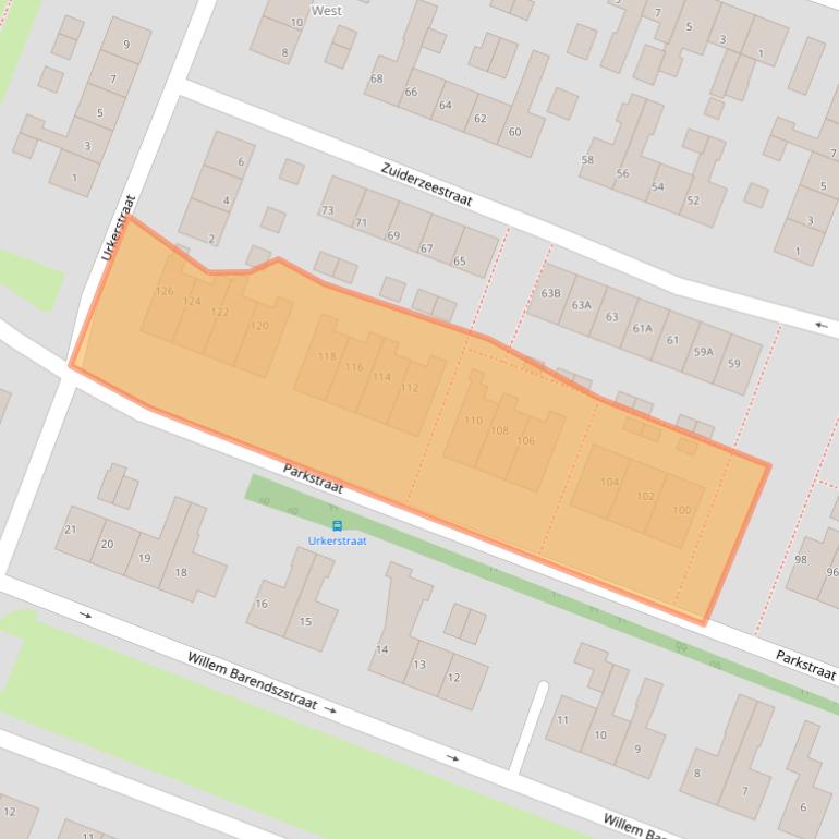 Kaart van postcodegebied 8531KD.