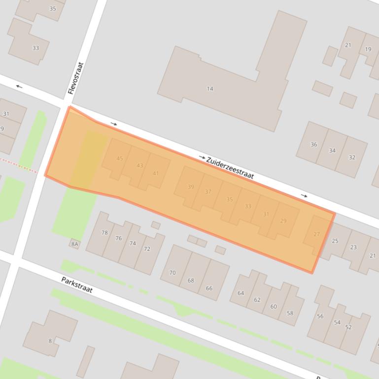 Kaart van postcodegebied 8531KG.