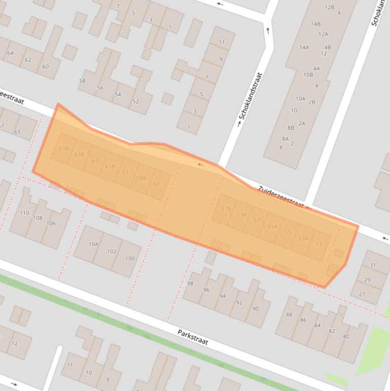 Kaart van postcodegebied 8531KH.