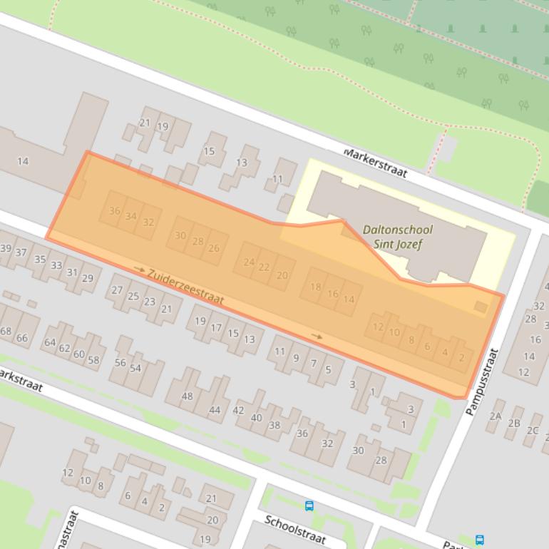 Kaart van postcodegebied 8531KK.