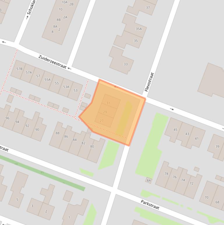 Kaart van postcodegebied 8531KP.
