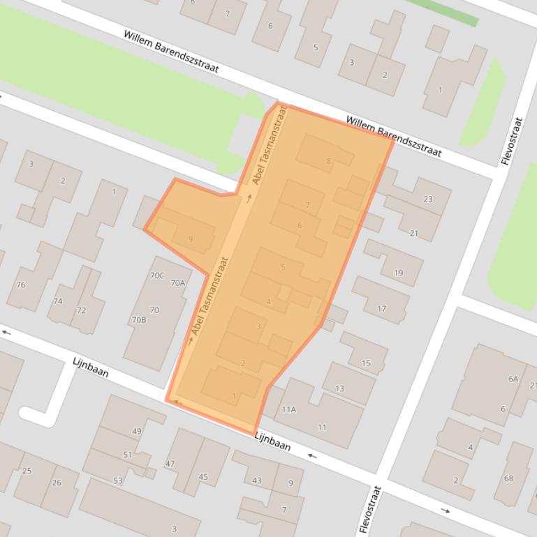 Kaart van postcodegebied 8531KT.