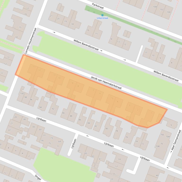 Kaart van postcodegebied 8531KV.