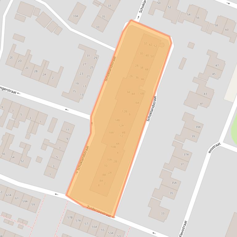 Kaart van postcodegebied 8531LB.