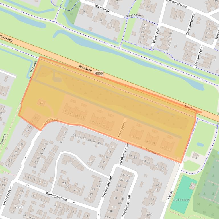 Kaart van postcodegebied 8531LE.
