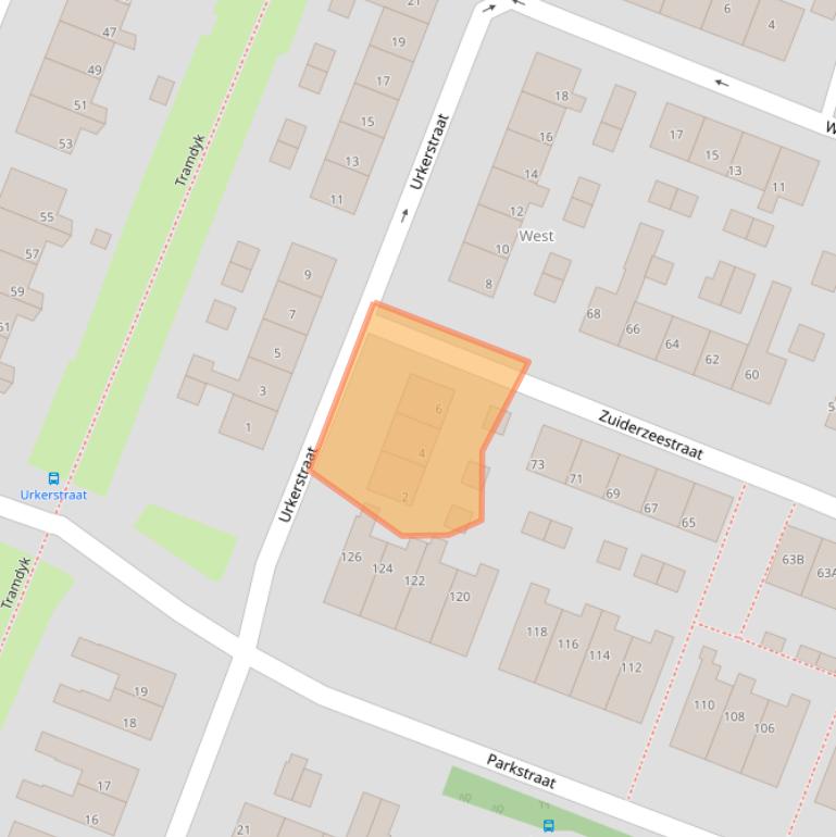 Kaart van postcodegebied 8531LG.