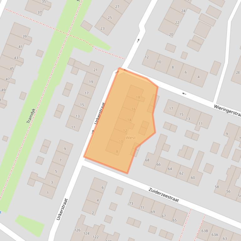 Kaart van postcodegebied 8531LH.