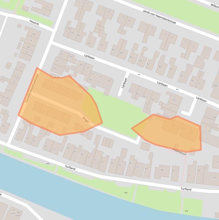Kaart van postcodegebied 8531LM.
