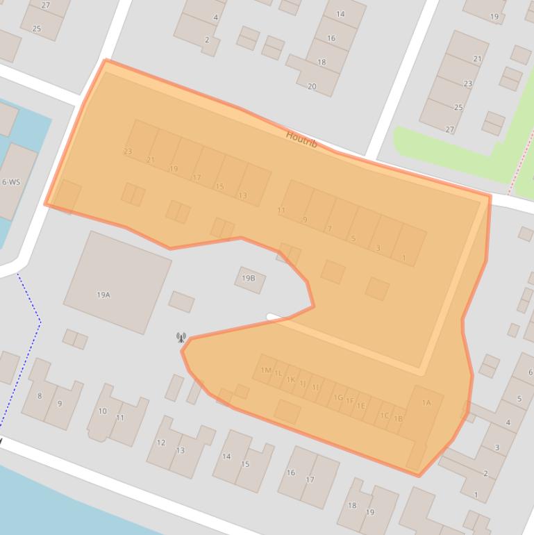 Kaart van postcodegebied 8531LN.