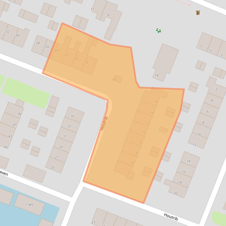 Kaart van postcodegebied 8531LR.