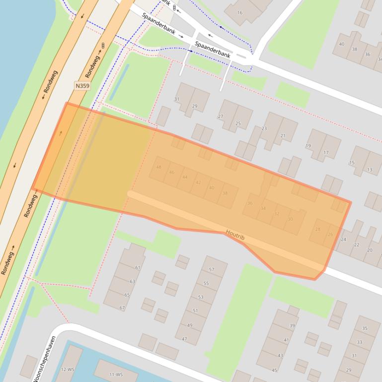 Kaart van postcodegebied 8531LS.