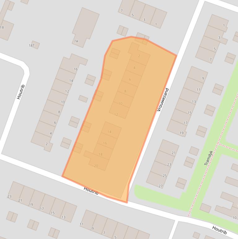 Kaart van postcodegebied 8531LW.