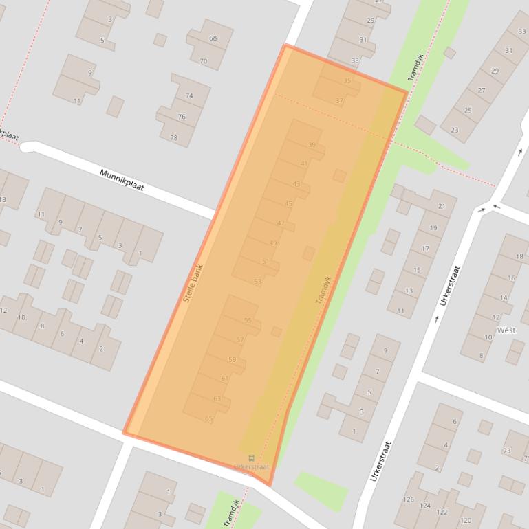 Kaart van postcodegebied 8531MB.