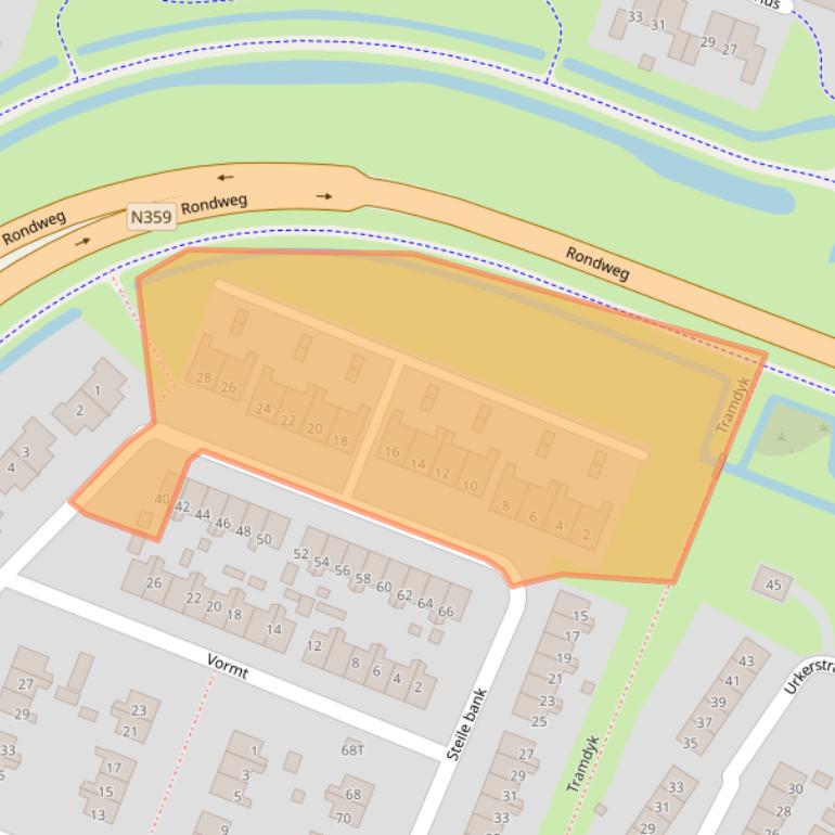 Kaart van postcodegebied 8531MC.