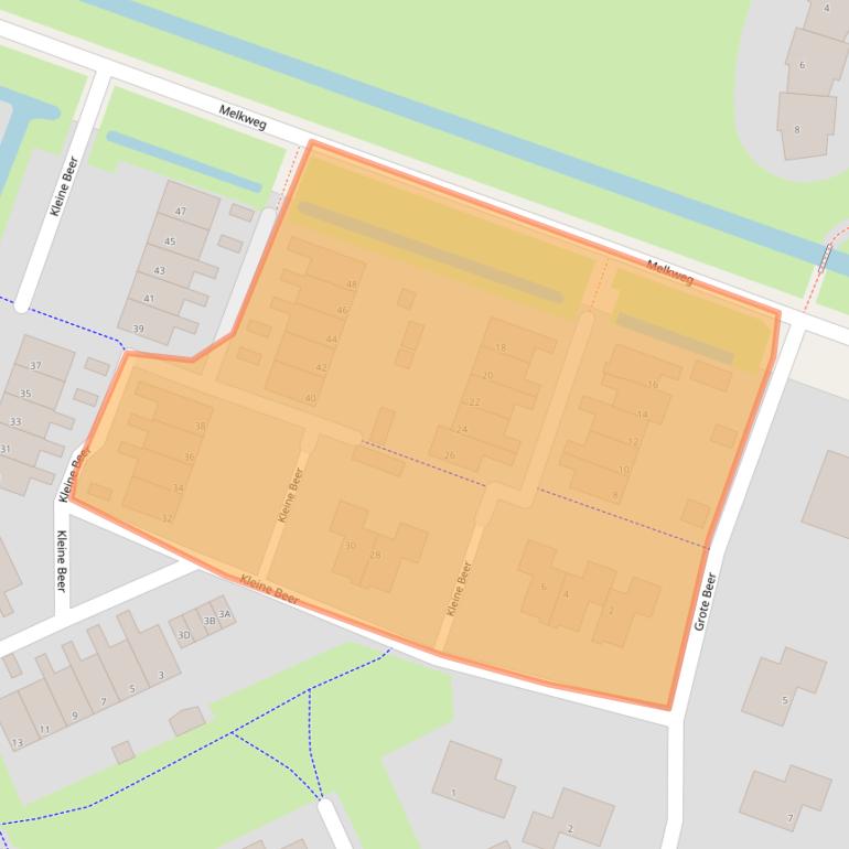 Kaart van postcodegebied 8531MR.