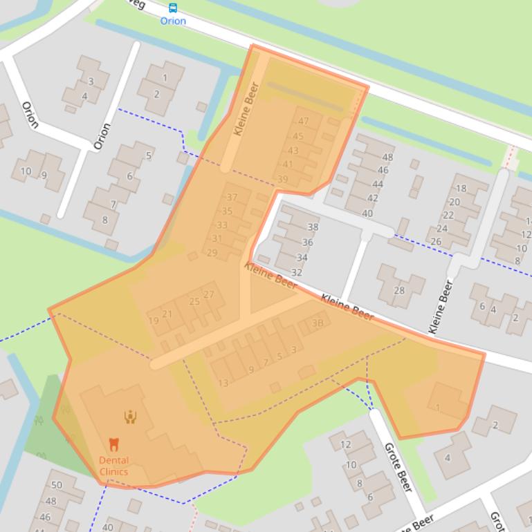 Kaart van postcodegebied 8531MS.