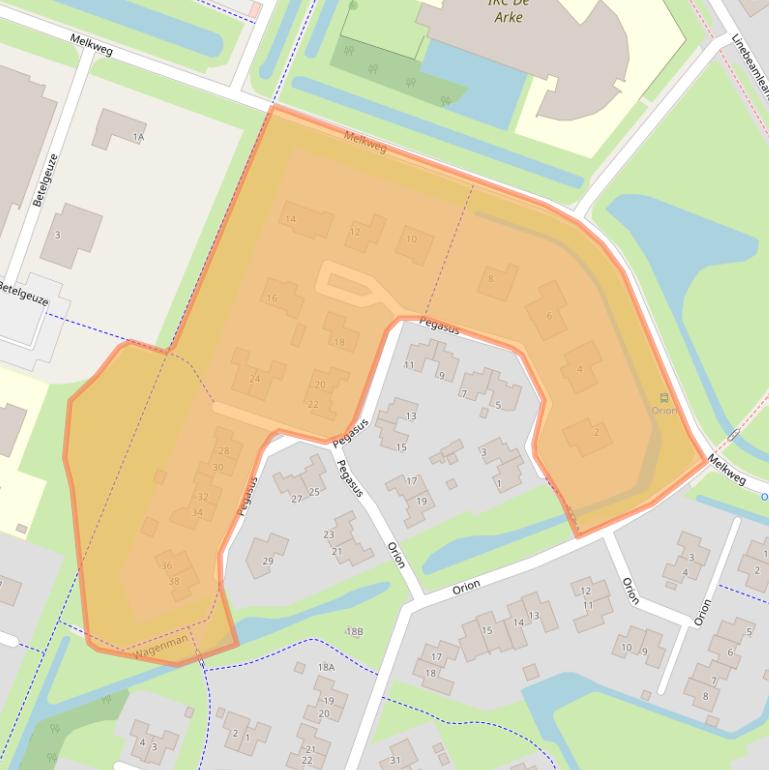 Kaart van postcodegebied 8531MX.