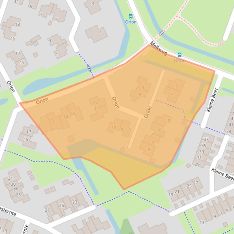 Kaart van postcodegebied 8531NC.