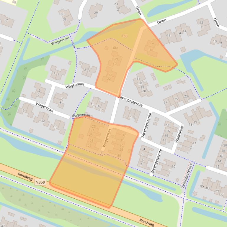Kaart van postcodegebied 8531ND.