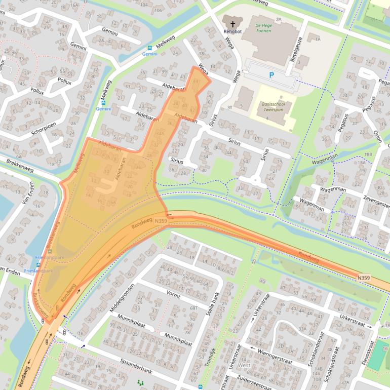Kaart van postcodegebied 8531NL.