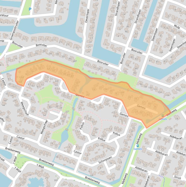 Kaart van postcodegebied 8531NP.