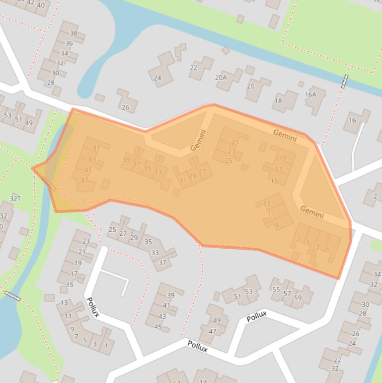 Kaart van postcodegebied 8531NR.