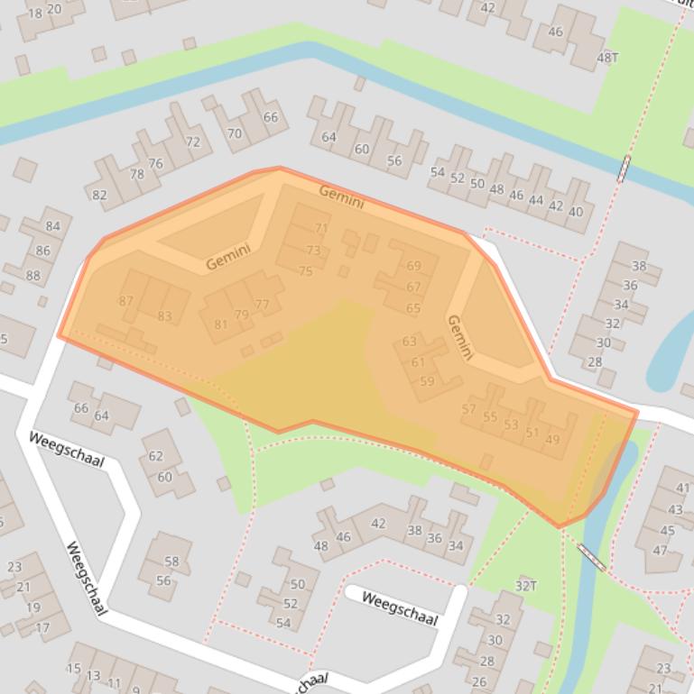 Kaart van postcodegebied 8531NS.