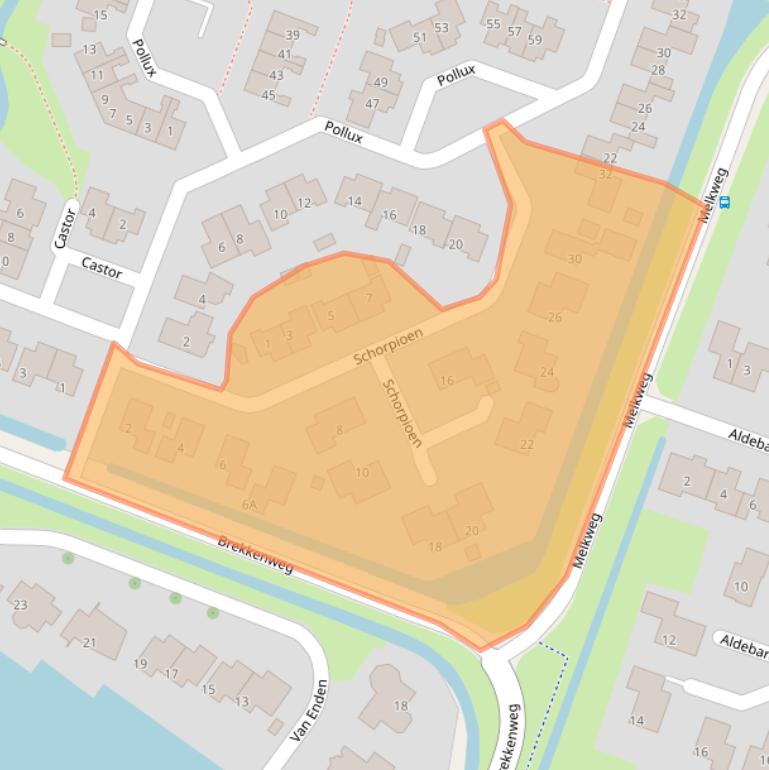 Kaart van postcodegebied 8531NT.