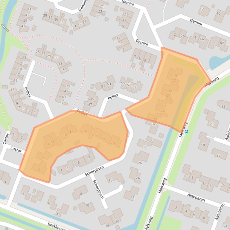 Kaart van postcodegebied 8531NV.
