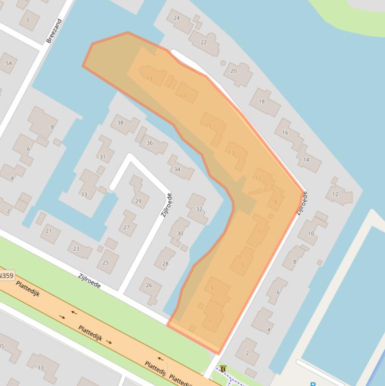 Kaart van postcodegebied 8531PG.