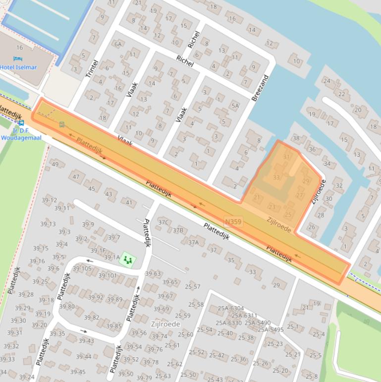 Kaart van postcodegebied 8531PH.