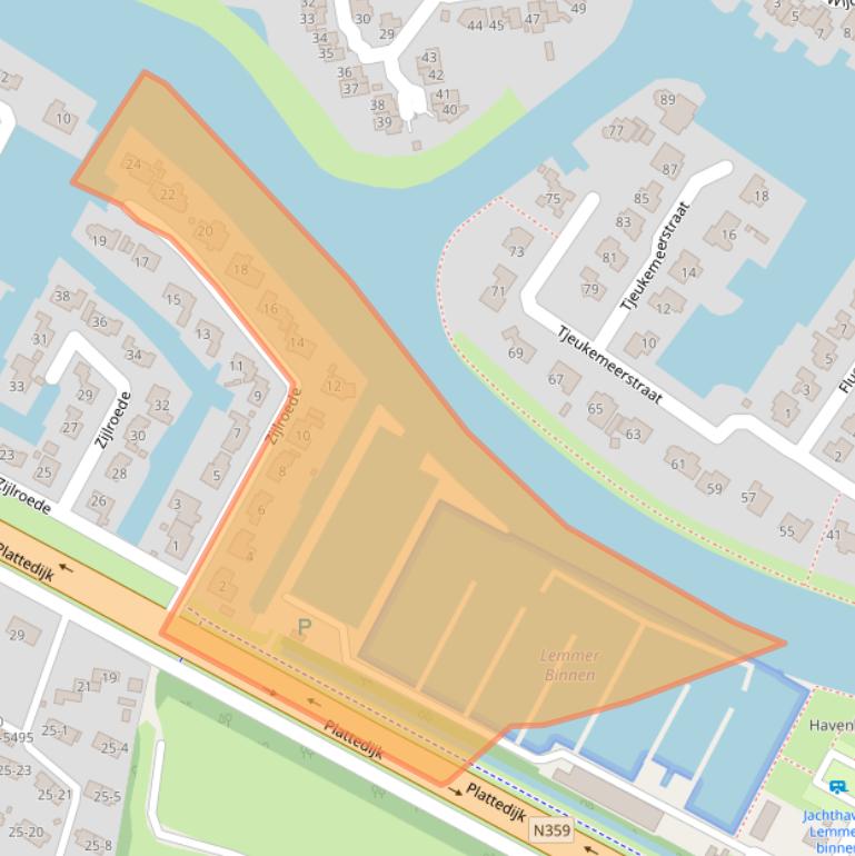 Kaart van postcodegebied 8531PJ.